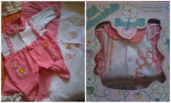 Kit Saída de Maternidade Bloomy's Baby 2 peças